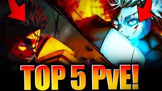 Top 5 Cursed Techniques For PvE | Jujutsu Infinite