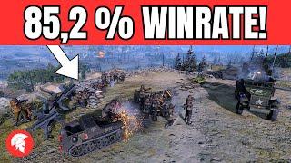 85,2% WINRATE PRO PLAYER! - 4vs4 - US Forces - Company of Heroes 3