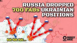 Insane. Russia Dropped 700 FABs On Ukrainian Positions. Russia Penetrating Deeper. Front Report.