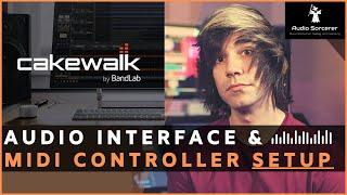 Cakewalk Tutorial | BandLab | MIDI Controller & Audio Interface Setup