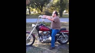 first ride on a Harley goes wrong