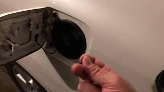 Fix Stuck Gas Cover Door on Toyota/Lexus using Paper Binder Clip