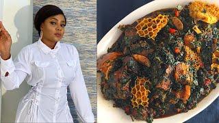 The Food Show featuring Nollywood Actress Bimbo Ademoye- How to make Efo Riro.