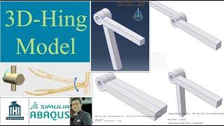 simulating a three-dimensional hinge joint