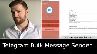 Telegram Sender  2024 | Telegram Bulk Message sender