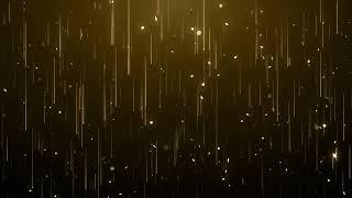 Particles Gold Glitter Awards Dust Abstract Background Loop
