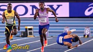 Jeremiah Azu wins men's 60m at World Indoor Championships 2025 | NBC Sports