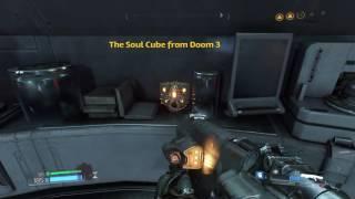 Doom 2016 SOUL CUBE and DEMON DESTRUCTION Video Game EASTER EGGS