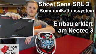 Shoei Sena SRL 3 Kommunikationssystem - Einbau erklärt am Neotec 3