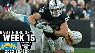 Los Angeles Chargers vs. Las Vegas Raiders | 2023 Week 15 Game Highlights