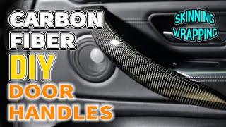 How to Change your Car Interior to Real Carbon Fiber (Carbon fiber Skinning/Wrapping) [DIY]