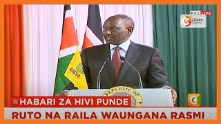 President Ruto's full speech during signing of political agreement with Raila Odinga at KICC