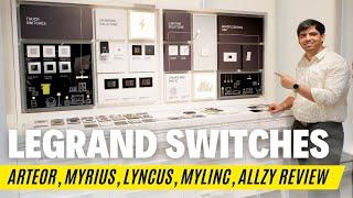 All Models of Legrand Modular Switches & Sockets Review | Arteor, Myrius, Lyncus, Mylinc & Allzy 