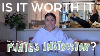PILATES TEACHER REVIEW | my story on becoming a pilates instructor and my opinion on the career