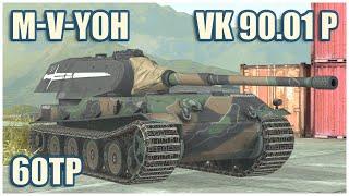 60TP, VK 90.01 (P) & M-V-Yoh • WoT Blitz Gameplay