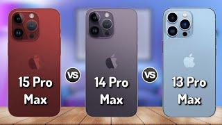 iPhone 15 Pro Max vs iPhone 14 Pro Max vs iPhone 13 Pro Max  || Price | Review