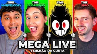 MEGA LIVE de 1 MILHÃO da CURTA!