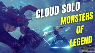 Cloud Solo Monsters of Legend (3 minutes) | Final Fantasy VII Remake