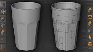 Beginner 3D Modeling #3 | Glass | Modeling with Cloner object