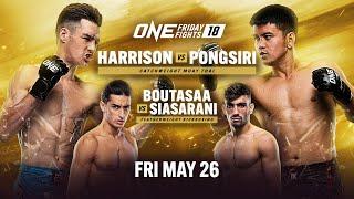 ONE Friday Fights 18: Tyson Harrison vs. Pongsiri