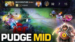 Why Farm Creeps When Pudge Can Farm Heroes? Insane 32 KILL in 33 Mins! | Pudge Official