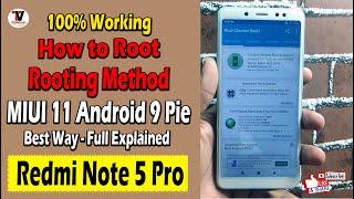 EASY METHOD to ROOT Redmi Note 5 Pro MIUI 11 Android 9 Pie | 100 Wokring | Full Explained | Hindi |