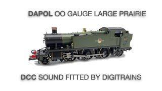 New Dapol OO Gauge Large Prairie DCC Sound fitted by Digitrains