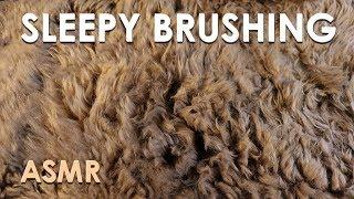 ASMR Sheepskin rug brushing | Repetitive (NO TALKING)