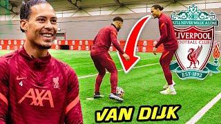 I TRAINED WITH LIVERPOOL FC FIRST TEAM | VIRGIL VAN DIJK AND ANDY ROBERTSON 