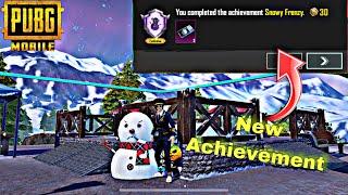 Easy Way To Complete Snowy Frenzy Achievement ️PUBG MOBILE