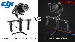 DJI Twist Grip Dual Handle vs SmallRig Dual Handgrip for DJI RS2/RSC2 - Which Should You Buy?