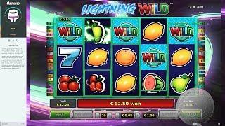 Lightning Wild - Big win on Casumo. €1 bet.