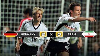 Germany   ×  Iran | 2 × 0 | HIGHLIGHTS | ALL GOALS | World Cup 1998