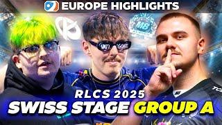 RLCS IS BACK!! | HIGHLIGHTS | DAY 1 EUROPE! | Swiss Stage Group A RLCS 2025