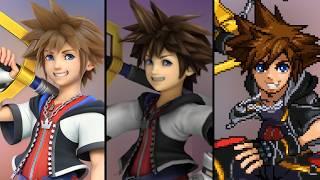 Sora in different Smash Bros. Mods/Fan-Games. | Moveset (Comparison with Ultimate)