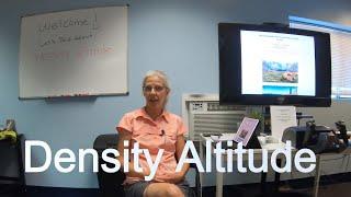 Density Altitude Considerations