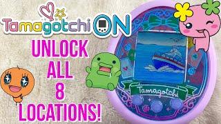 How To Unlock All 8 Locations On The Tamagotchi On Wonder Garden Guide