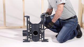 Installing a Zurn EZCarry® High Performance Water Closet Carrier System