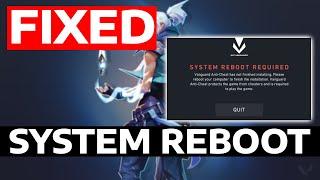 How To Fix Valorant System Reboot Required Startup Error