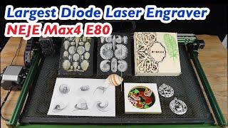 Largest Diode Laser Engraver- NEJE MAX4 E80