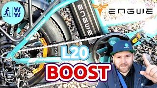 Engwe L20 Boost  Volle Power  Fatbike, Pedelec, 25 km/h, 250 Watt, eBike 2024 #engwe