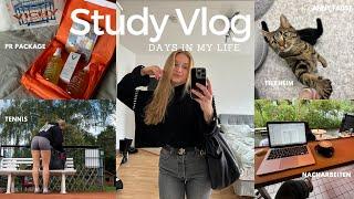 Study Vlog | realistic uni days - mentaler druck | Tennis | Tierheim