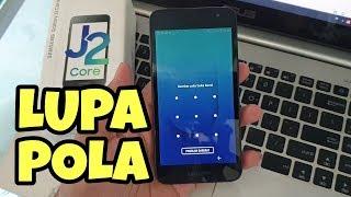 MENGATASI LUPA POLA KUNCI LAYAR GALAXY J2 CORE HARD RESET AJA VIA RECOVERY MODE