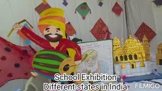 School Exhibition #project #different States in India
