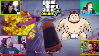 SUMO ARABALARLA BİRBİRİMİZE GİRDİK! | EKİPLE GTA 5 ONLINE