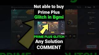 PRIME PLUS GLITCH IN BGMI #bgmi #pubg #viral #shortvideo #bgmishorts