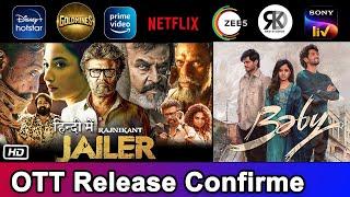 2 New South & Hindi Dubbed Movies | OTT Release Confirm | Jailer, Baby