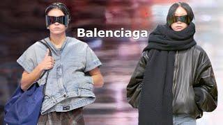 Balenciaga fashion fall 2024 winter 2025 in Paris | Stylish clothes and accessories