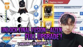 Unlock Final Fusion • Sosuke Aizen Full Upgrade! Langsung Abisin Semua Matrial - BLEACH MOBILE 3D