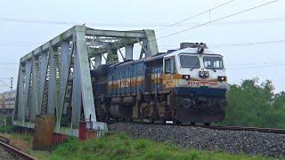 EPIC Honking Melodious Track Sound Festival Special 'TT" Express High Speed Moving Over The Bridge